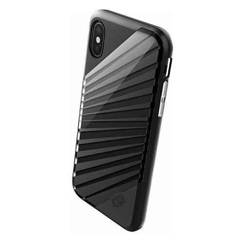 фото Чехол x-doria revel lux case для apple iphone x (black rays, пластиковый)