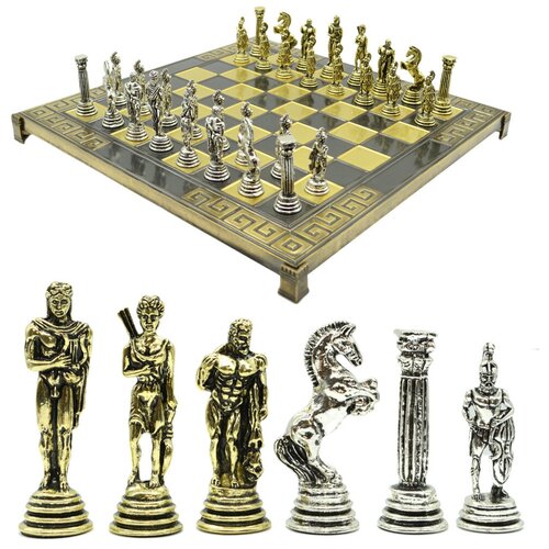фото Marinakis шахматы подарочные "воины" 320*320мм.