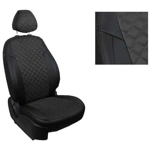 фото Volkswagen tiguan ii чехлы для автомобильных сидений / авточехлы на сиденья тигуан алькантара comfortline/highline (со столиками/без столиков) с задним подлокотником c 17г. seintex