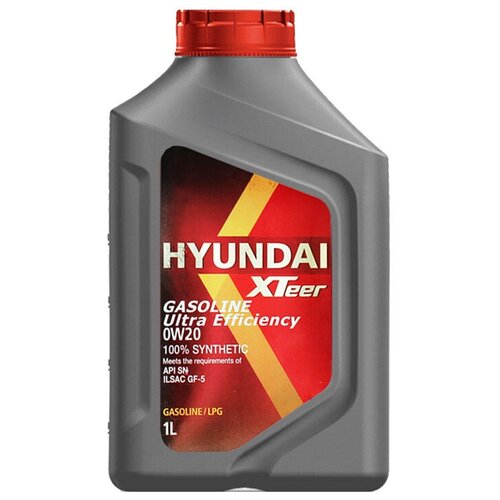 фото Hyundai xteer gasoline ultra efficiency 0w20 sn масло моторное синт. (корея) (1l)