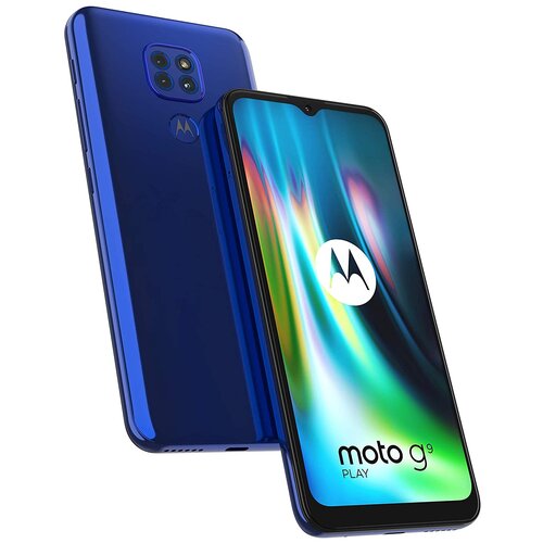 фото Смартфон motorola moto g9 play 6/64 гб, синий