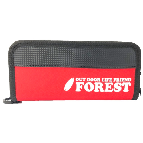 фото Кошелек рыболовный forest lure case -m, red (21х10х4,8см)