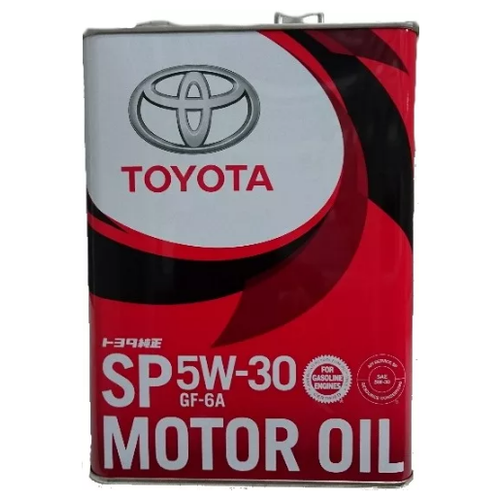 фото Моторное масло toyota motor oil 5w-30 sp/gf-6a, 4л