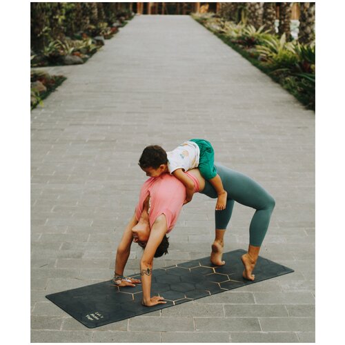 фото Коврик для йоги кольчуга travel | niidra | 60•173•1 | коврик для фитнеса | коврик из микрофибры и каучука