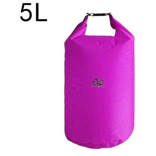 фото Герметичный водонепроницаемый мешок, 5 л. фиолетовый -