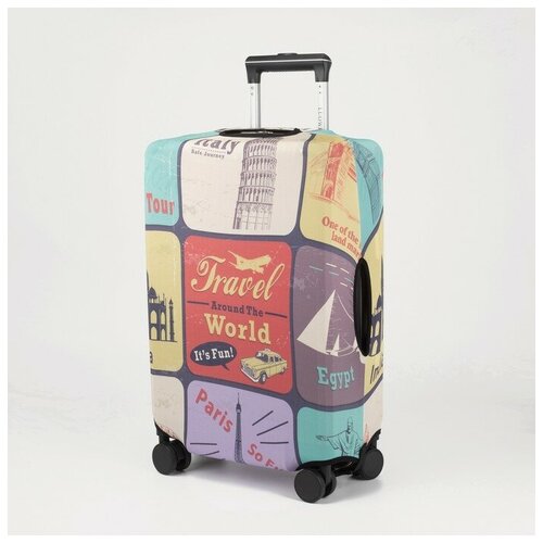 фото Чехол на чемодан 20", цвет разноцветный