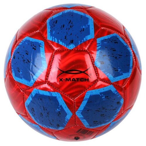 фото Мяч футбольный x-match, 1 слой вспененный пвх, 2.5-2.7 мм.