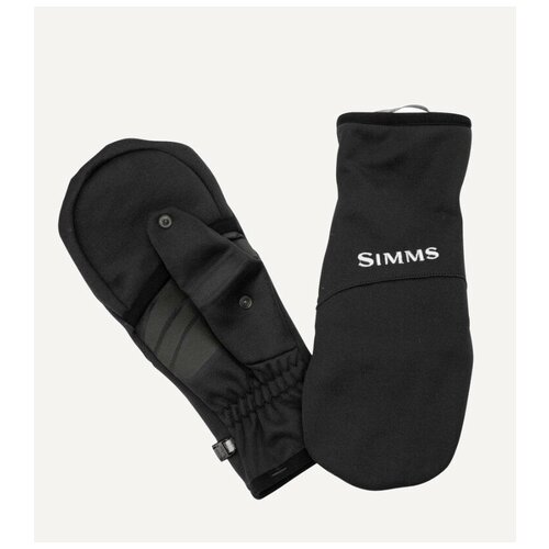 фото Simms рукавицы freestone foldover mitt black, унисекс, xl активный отдых