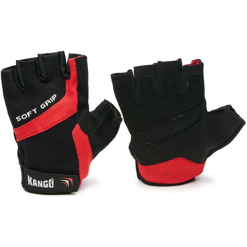 фото Перчатки для фитнеса kango wgl-080 black/red m