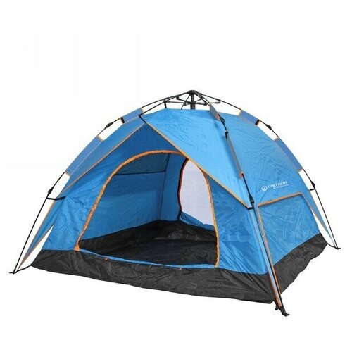 фото Палатка туристическая печора-3 двухслойная, зонтичного типа, 200*200*145 см синяя