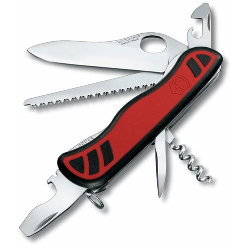 фото Нож перочинный victorinox 0.8361.mc forester, с фиксатором лезвия, красный с чёрным