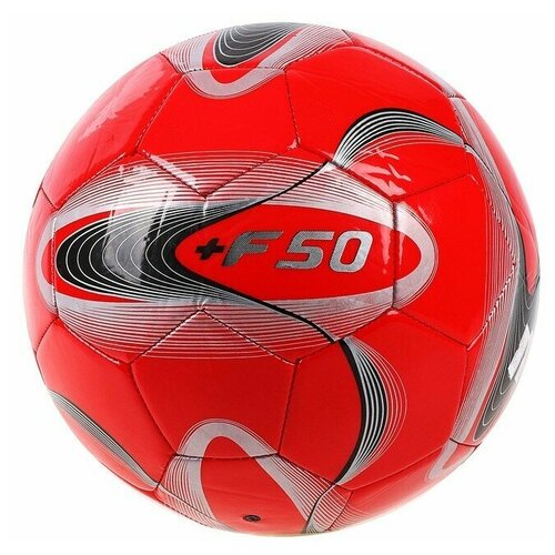 фото Мяч футбольный +f50, размер 5, 32 панели, pvc, ручная сшивка, 4 подслоя нет бренда