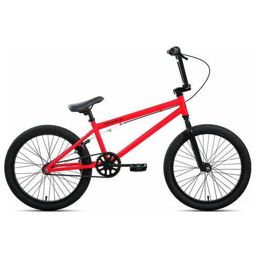 фото Велосипед экстремальный с колесами 20" forward zigzag 20 go bmx красно-черный, стальная рама 20,4"