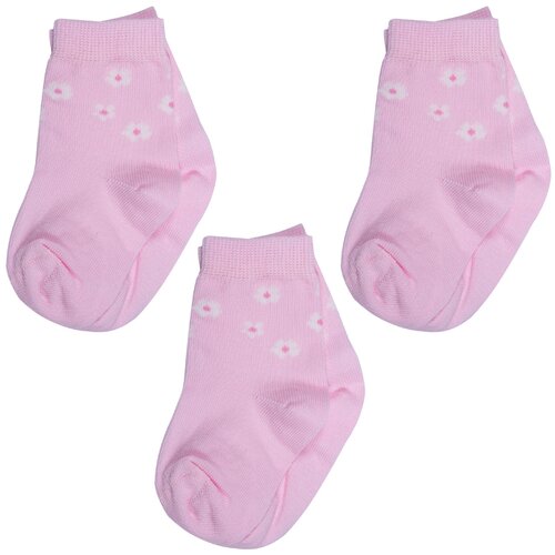 фото Носки rusocks детские, 3 пары, размер 10-12, розовый