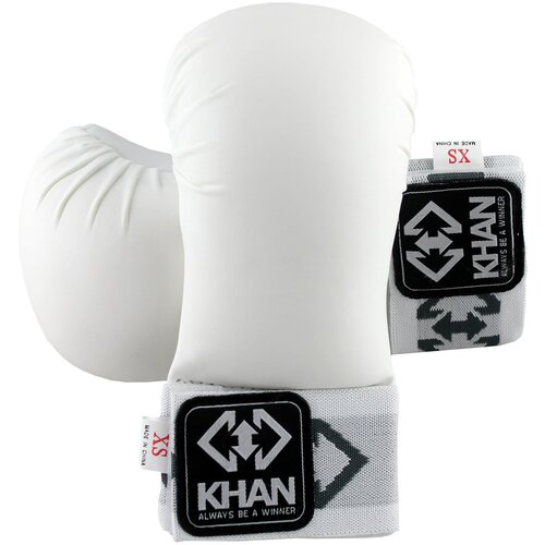 фото Накладки на кисть каратэ khan shotokan, цвет: белый. kg201601-1. размер xs