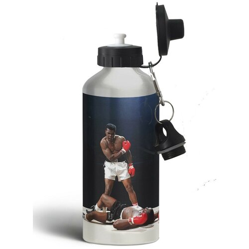 фото Бутылка спортивная,туристическая фляга 500мл спорт бокс мухаммед али - 241 brutbottle