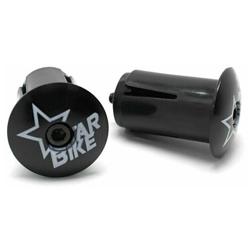 фото Заглушки в руль велосипеда energy barplug, с болтом, алюминиевая крышка, черные energy bike design