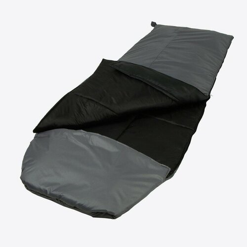 фото Спальный мешок, спальник туристический, 90х220 см, до -20 градусов, серый балтийские паруса