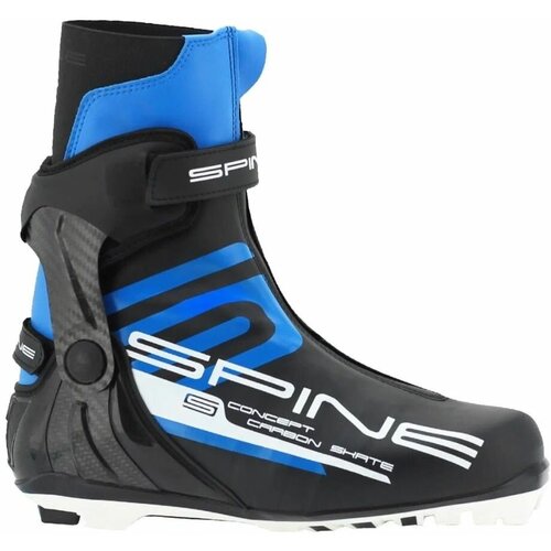 фото Лыжные ботинки spine concept carbon skate 298 nnn (черный/синий) 2021-2022 44 eu