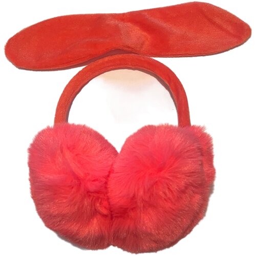 фото Меховые наушники для девочки утепленные плюшевые наушники розового цвета market toys lab