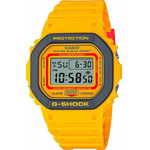 фото Наручные часы casio g-shock наручные часы dw-5610y-9, желтый