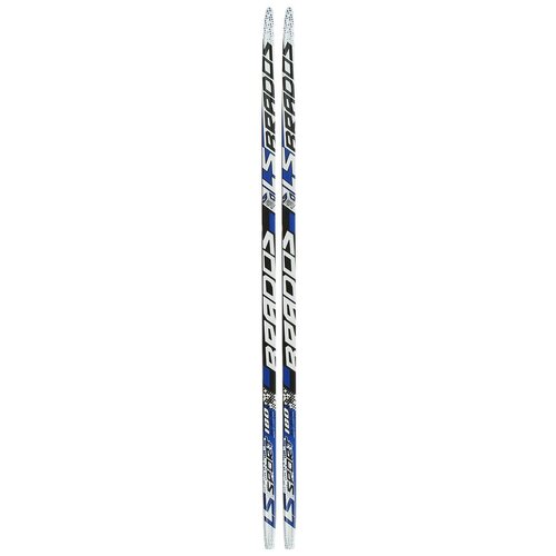 фото Лыжи пластиковые бренд цст, длина лыж 180 см, цвет голубой, белый
