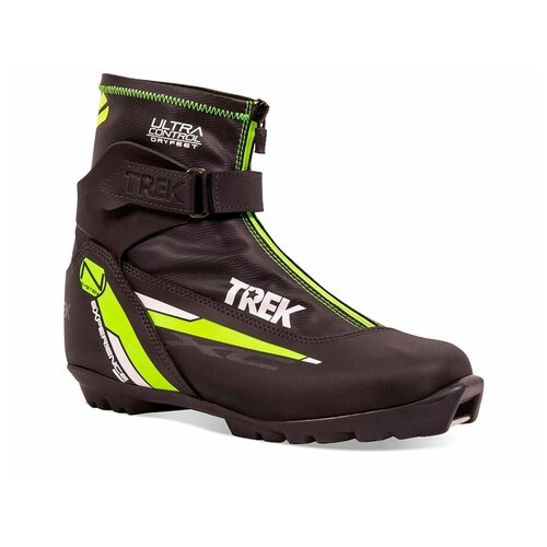 фото Ботинки лыжные nnn trek experience1 черный/логотип зеленый неон размер ru42 eu43 см27