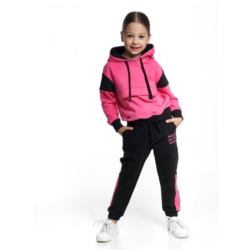 фото Спортивный костюм для девочки mini maxi, модель 7108, цвет малиновый, размер 98