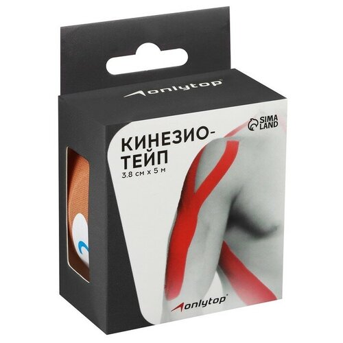 фото Кинезио-тейп 3,8 см х 5 м, цвета микс onlitop