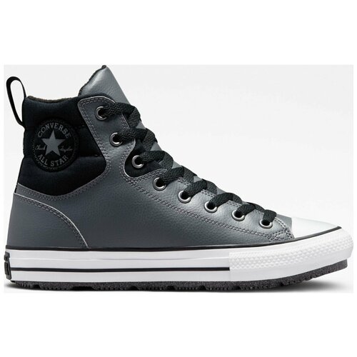 фото Кеды converse chuck taylor all star a00720, демисезонные, повседневные, высокие, утепленные, размер 37, серый