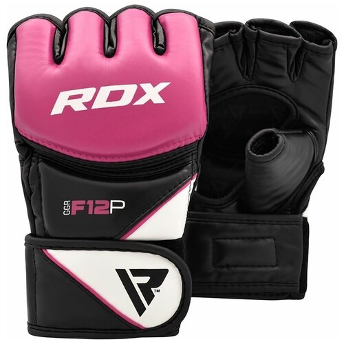 фото Перчатки для mma rdx f12 training grappling gloves pink m