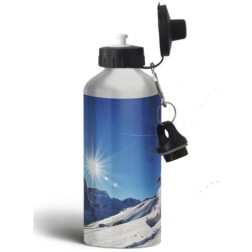 фото Бутылка спортивная,туристическая фляга, 500мл спорт горные лыжи - 416 brutbottle