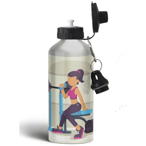фото Бутылка спортивная,туристическая фляга, 500мл спорт (фитнес, йога, скейт, кроссфит) - 1130 brutbottle