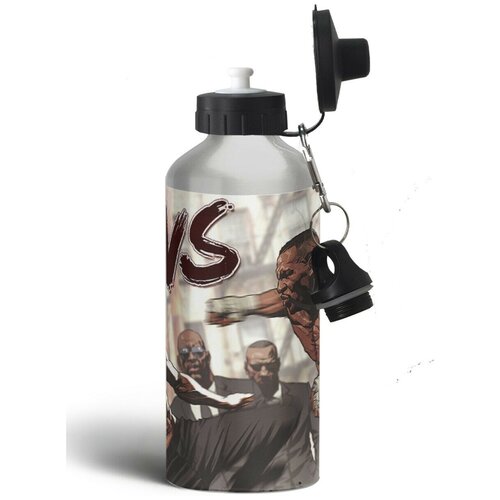 фото Бутылка спортивная,туристическая фляга, 500мл спорт единоборства майк тайсон и брюс ли - 267 brutbottle