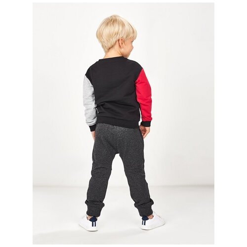 фото Спортивный костюм для мальчика mini maxi, модель 6785, цвет красный/черный, размер 98
