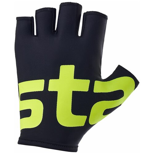 фото Перчатки для фитнеса starfit wg-102, черный/ярко-зеленый размер m