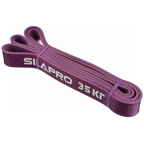фото Силовая эластичная лента для фитнеса silapro 208x0.45x3.2 см, 35 кг 093-004