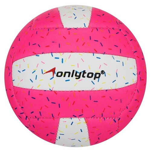 фото Мяч волейбольный onlytop «пончик», пвх, машинная сшивка, 18 панелей, размер 2