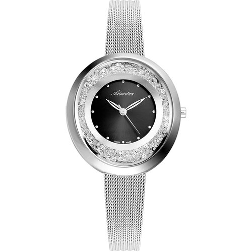 фото Наручные часы adriatica adriatica a3771.5146qz, серебряный, черный