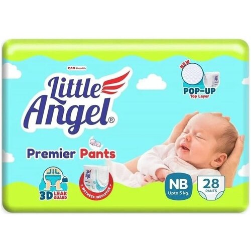 фото Подгузники-трусики little angel premier, 0/nb (0-3 кг) .