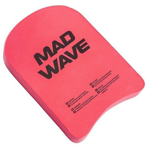 фото Доска для плавания madwave kickboard kids (one size, красный) mad wave