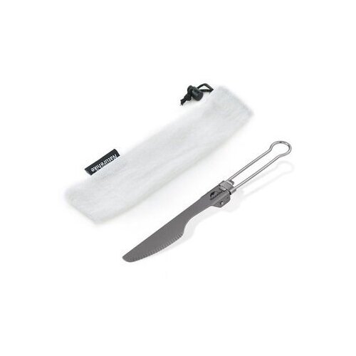 фото Нож naturehike 2022 titanium alloy outdoor travel folding tableware knife
