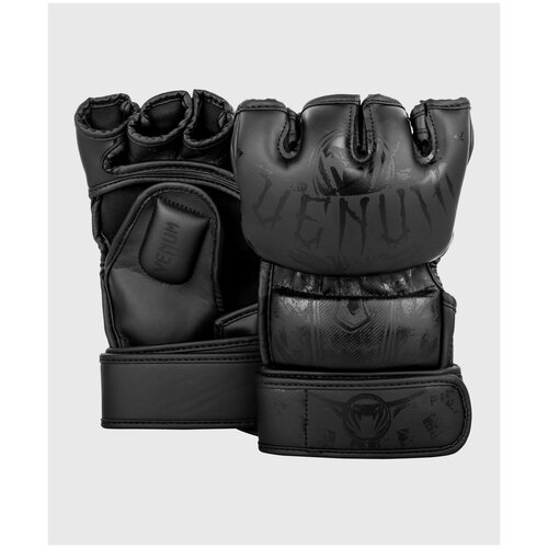 фото Перчатки для мма venum gladiator 3.0 mma gloves - black/black s