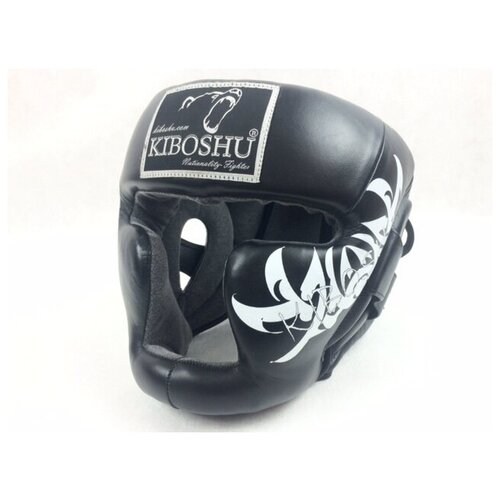 фото 31-10 kiboshu шлем защита подбородка training/чёрный/кожа - kiboshu - черный - m