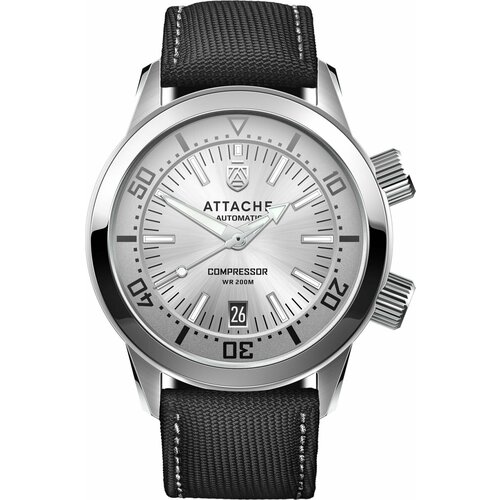 фото Наручные часы attache compressor ss, серебряный