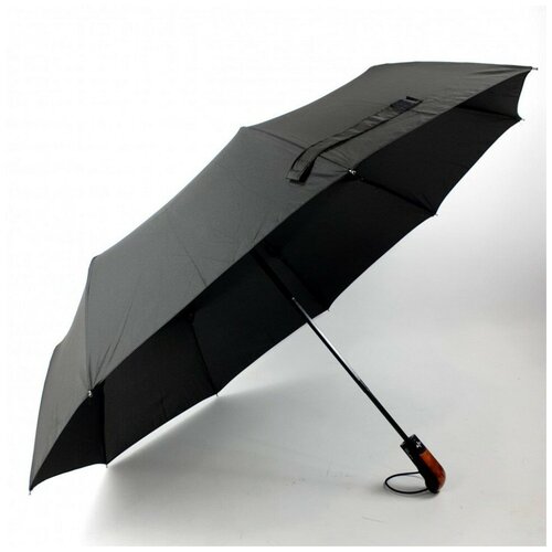 фото Зонт полуавтоматический unipro, 31см, r-2111, зонт черный, мужской, женский, зонтик, защитой от ветра, светоотражающей, зонтик гриб