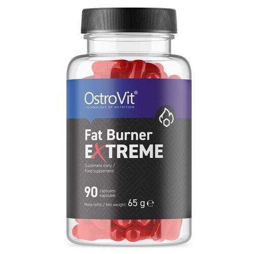 фото Жиросжигатель островит фэт бернер экстрим ostrovit fat burner extreme 90 капсул