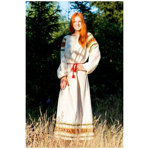 фото Русский народный костюм платье василиса (48-50) borosko