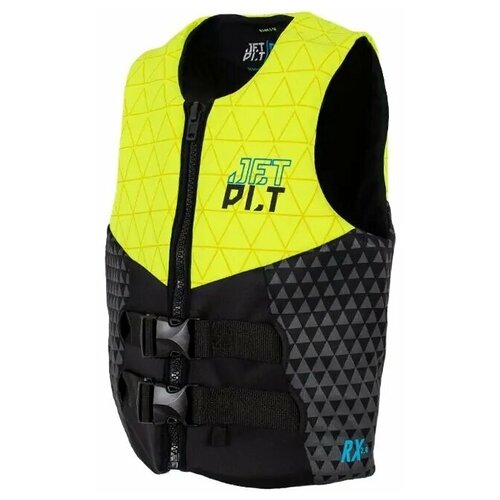 фото Жилет водный детский jetpilot rx youth neo vest iso 50n black/yellow, размер 168