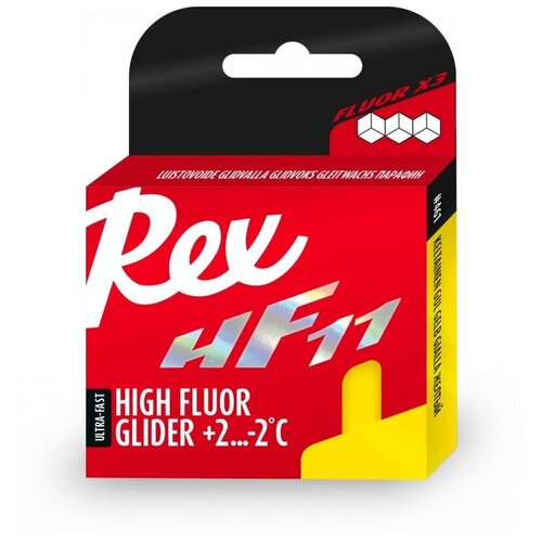 фото Высокофторовый парафин rex hf11 racing service glider +2…-2°c, 40 г